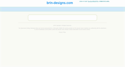 Desktop Screenshot of brin-designs.com