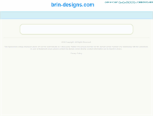 Tablet Screenshot of brin-designs.com